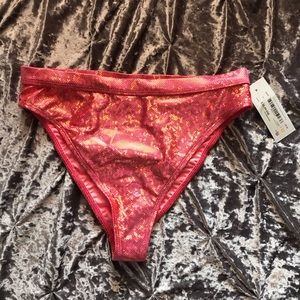 NWT Holographic bottoms L